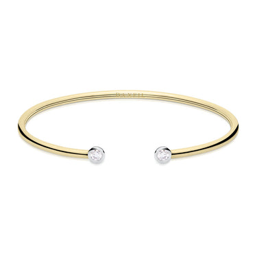 Zlatý náramek DF 5799 ze žlutého a bílého zlata, s brilianty