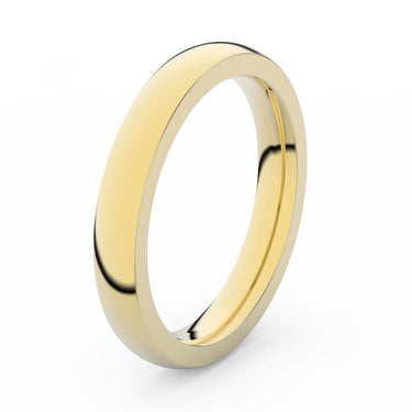 Prsten Danfil DLR3884 žluté zlato 585/1000 s bez kamene, povrch lesk