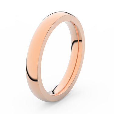 Prsten Danfil DLR3884 růžové zlato 585/1000 s bez kamene, povrch lesk