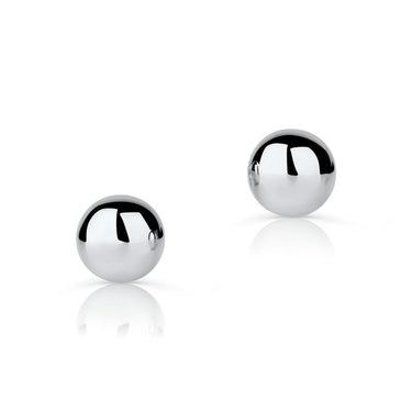 Náušnice Danfil 3824 bílé zlato, bez kamene, průměr 5,5mm