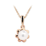 Dětský přívěsek s perlou Danfil C2399 z růžového zlata, přírodní sladkovodní perla