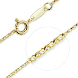 Dětský řetízek Danfil žluté zlato 585/1000, 36 cm