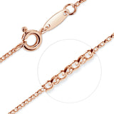 Dětský řetízek Danfil růžové zlato 585/1000, 36 cm