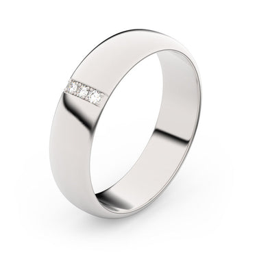 Zlatý snubní prsten FMR 2E50 z bílého zlata, S18