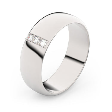 Zlatý snubní prsten FMR 3A60 z bílého zlata, S18