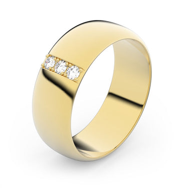 Zlatý snubní prsten FMR 3B65 ze žlutého zlata, S18