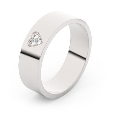 Zlatý snubní prsten FMR 1G55 z bílého zlata, S19