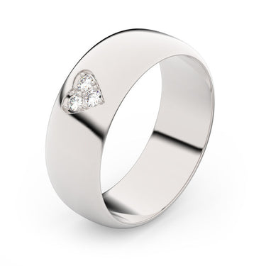 Zlatý snubní prsten FMR 3B65 z bílého zlata, S19