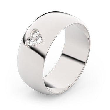 Zlatý snubní prsten FMR 3C75 z bílého zlata, S19