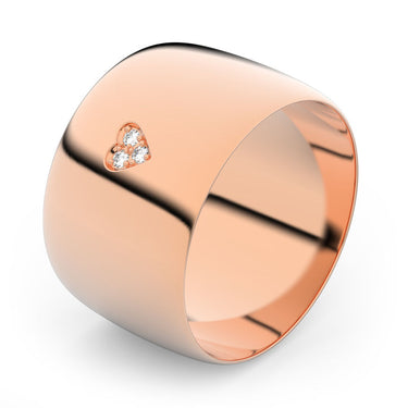 Zlatý snubní prsten FMR 9C110 z růžového zlata, S19