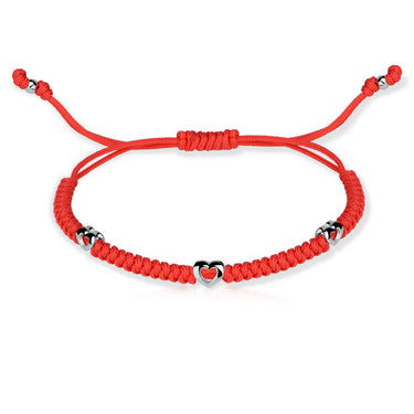 Zlatý náramek se šňůrkou Danfil DLB5420, bílé zlato