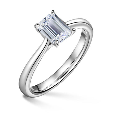 Arlene | Zásnubní prsten se středovým diamantem 1.0ct, bílé zlato