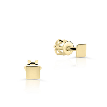 Zlaté náušnice DLE 5651, žluté zlato