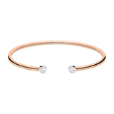 Zlatý náramek DF 5799 z kombinace růžového a bílého zlata, s brilianty, velikost S