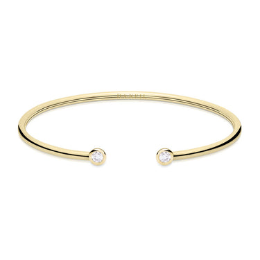 Zlatý náramek DF 5799 ze žlutého zlata, s brilianty, velikost S