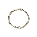 Zlatý náramek DF 5752 žluté zlato, s brilianty