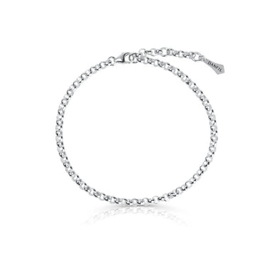 Řetízkový náramek B 019, bílé zlato