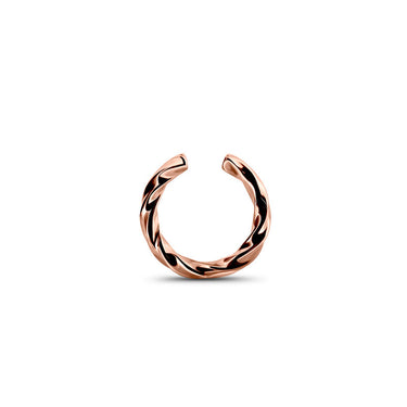 Manžetová náušnice DF 6040 z růžového zlata