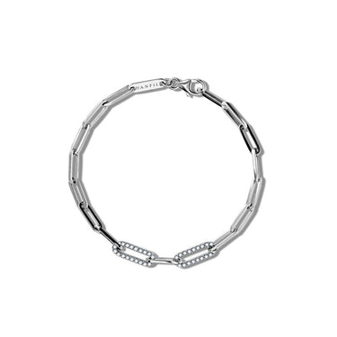 Zlatý náramek DF 5743 bílé zlato, s brilianty