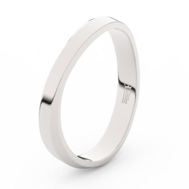 Prsten Danfil DLR3018 bílé zlato 585/1000 bez kamene povrch lesk