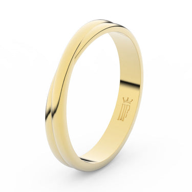 Prsten Danfil DLR3020 žluté zlato 585/1000 bez kamene povrch lesk
