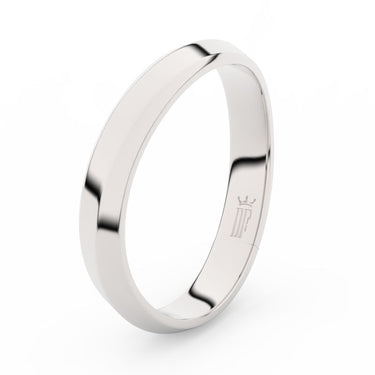 Prsten Danfil DLR3024 bílé zlato 585/1000 bez kamene povrch lesk