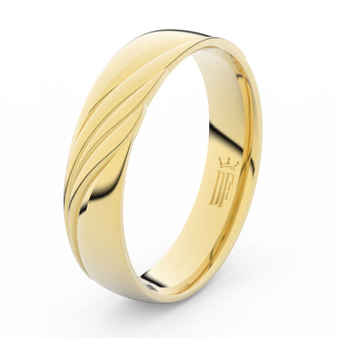 Prsten Danfil DLR3045 žluté zlato 585/1000 bez kamene povrch lesk