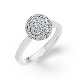 Prsten DF 3355, bílé zlato, s diamanty o celkové váze 0.825 ct