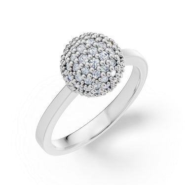 Prsten DF 3355, bílé zlato, s diamanty o celkové váze 0.825 ct