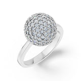 Prsten DF 3360, bílé zlato, s diamanty o celkové váze 1.395 ct