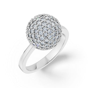 Prsten DF 3360, bílé zlato, s diamanty o celkové váze 1.395 ct