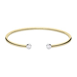 Zlatý náramek DF 5799 ze žlutého a bílého zlata, s brilianty