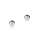 Náušnice Danfil 3740 bílé zlato, průměr 3mm