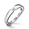 Diona | Zásnubní prsten se středovým diamantem 0.055ct, bílé zlato