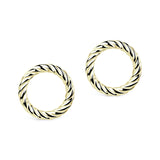 Náušnice Danfil DLE/B4474 (balonek) žluté zlato 585/1000 s bez kamene povrch lesk