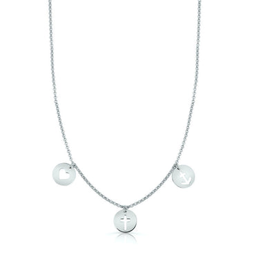 Zlatý náhrdelník Danfil DLP 5113 bílé zlato