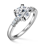 Sierra | Zásnubný prsteň so stredovým kameňom 1.900ct, biele zlato, s diamantmi