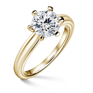 Florence | Zásnubní prsten se středovým diamantem 1.310ct, žluté zlato