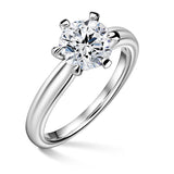 Florence | Zásnubní prsten se středovým diamantem 1.310ct, bílé zlato
