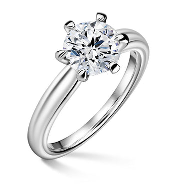 Florence | Zásnubní prsten se středovým diamantem 1.310ct, bílé zlato