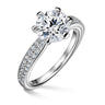 Florence Side Stones | Zásnubný prsteň so stredovým kameňom 1.900ct, biele zlato, s diamantmi