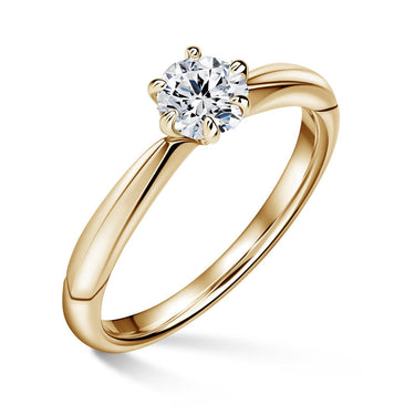 Minerva | Zásnubní prsten se středovým diamantem 0.520 ct, žluté zlato