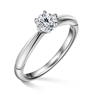 Minerva | Zásnubní prsten se středovým diamantem 0.520 ct, bílé zlato
