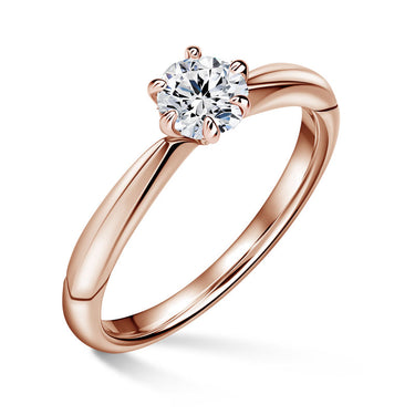 Minerva | Zásnubní prsten se středovým diamantem 0.520ct, růžové zlato