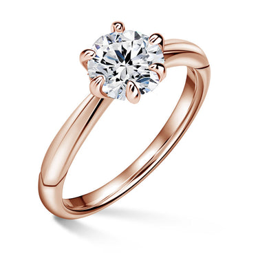 Minerva | Zásnubní prsten se středovým diamantem 1.000ct, růžové zlato