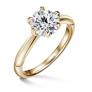 Minerva | Zásnubní prsten se středovým diamantem 1.310ct, žluté zlato