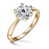Minerva | Zásnubní prsten se středovým diamantem 1.900ct, žluté zlato