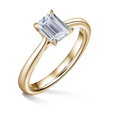 Arlene | Zásnubní prsten se středovým diamantem 1.0ct, žluté zlato