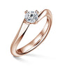 Freya | Zásnubní prsten se středovým diamantem 0.520ct, růžové zlato