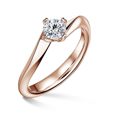 Freya | Zásnubní prsten se středovým diamantem 0.520ct, růžové zlato